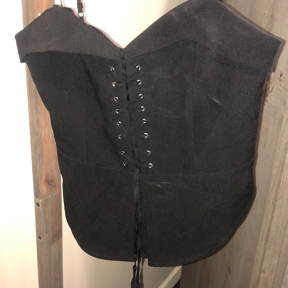 Black corset top